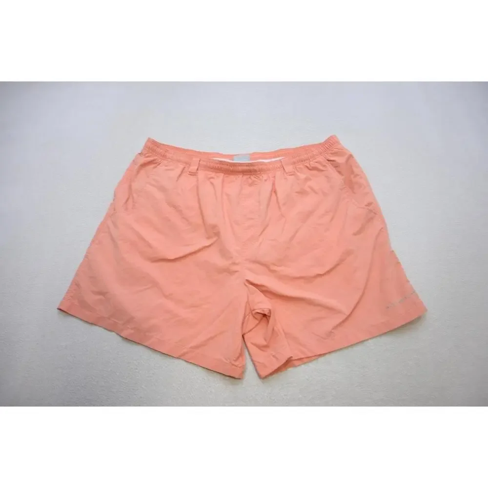 Columbia PFG Swim Trunks Pink‎ Omni-Shade Fishing Shorts 6